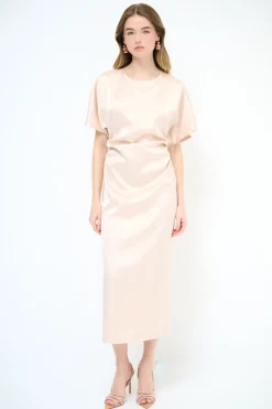 Outlet KIKISIX ABITO ARRICCI FIANCO BEIGE