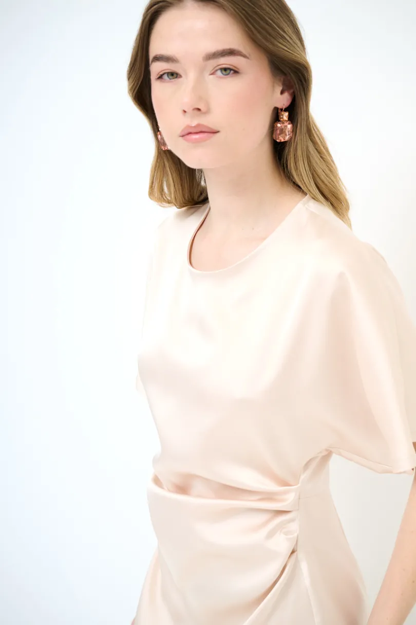 Outlet KIKISIX ABITO ARRICCI FIANCO BEIGE