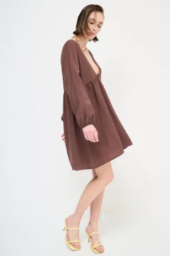 Online KIKISIX ABITO BABYLON MANICA ELASTICO MORO