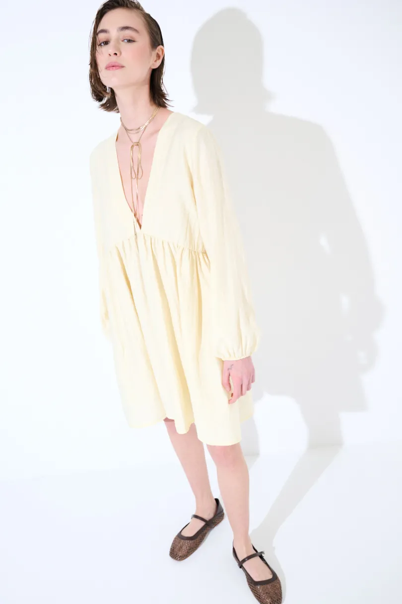 Best KIKISIX ABITO BABYLON MANICA ELASTICO GIALLO