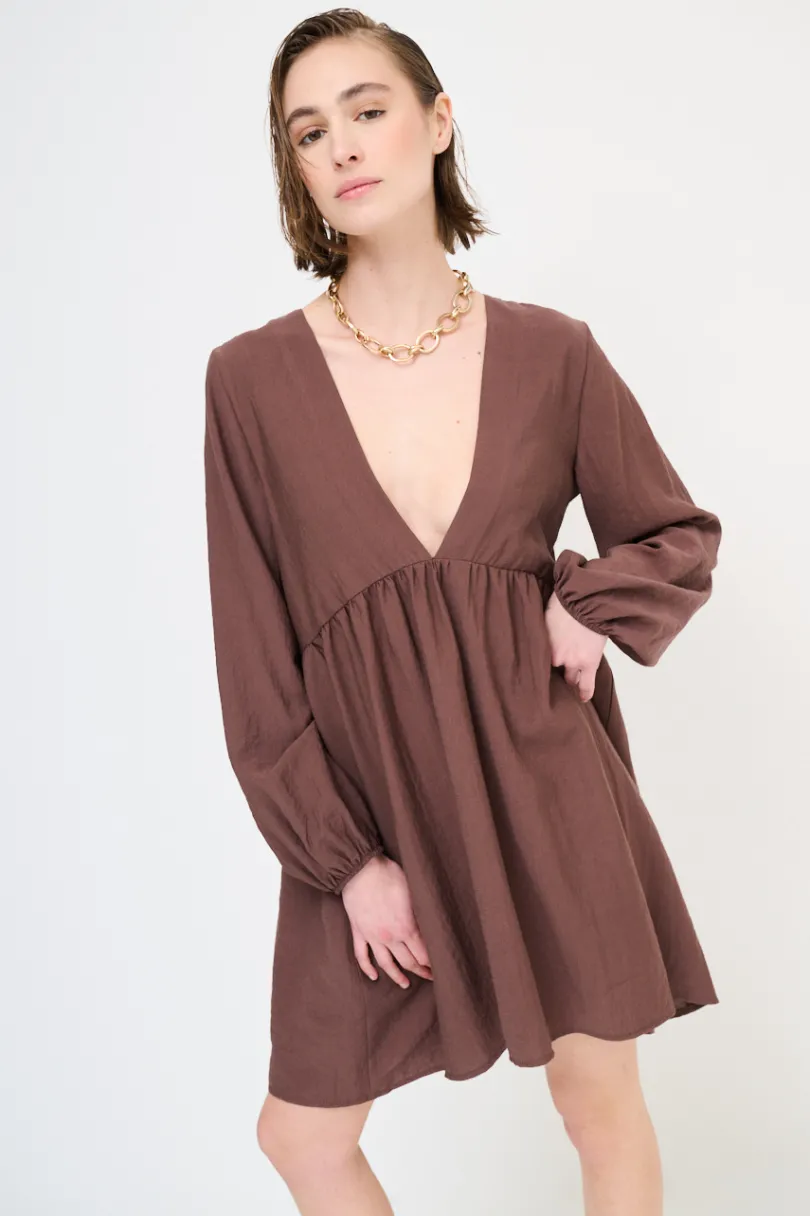 Online KIKISIX ABITO BABYLON MANICA ELASTICO MORO