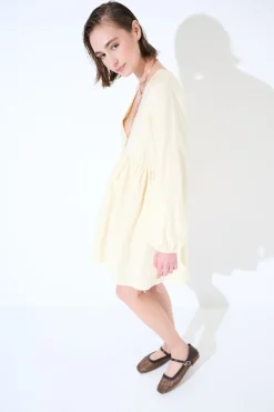 Best KIKISIX ABITO BABYLON MANICA ELASTICO GIALLO