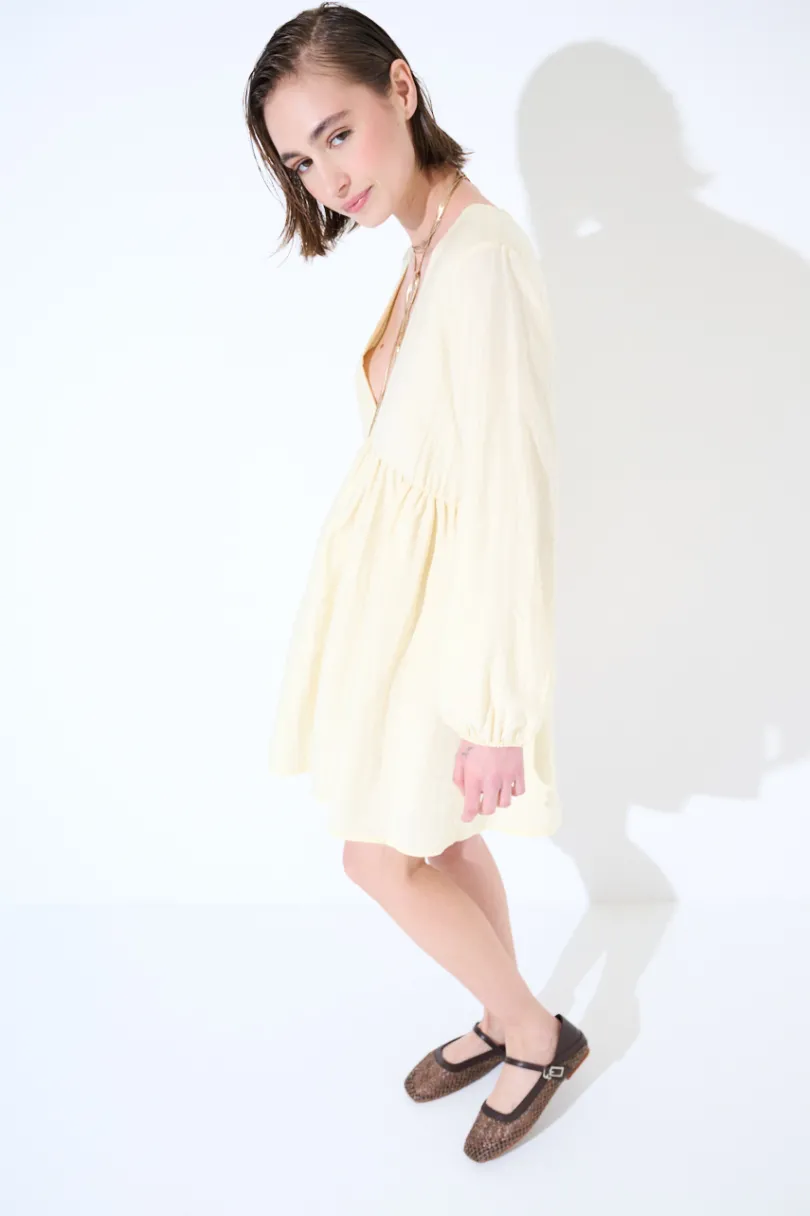 Best KIKISIX ABITO BABYLON MANICA ELASTICO GIALLO