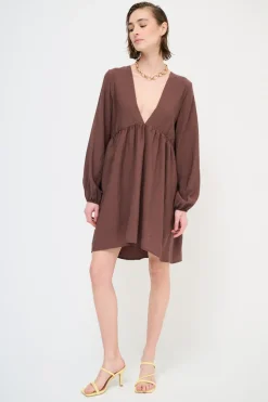 Online KIKISIX ABITO BABYLON MANICA ELASTICO MORO