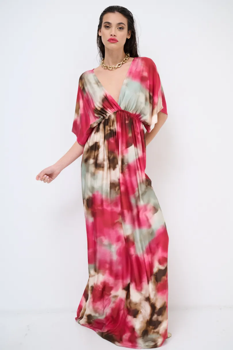 Best KIKISIX ABITO SCOLLO V DV E DT FUXIA