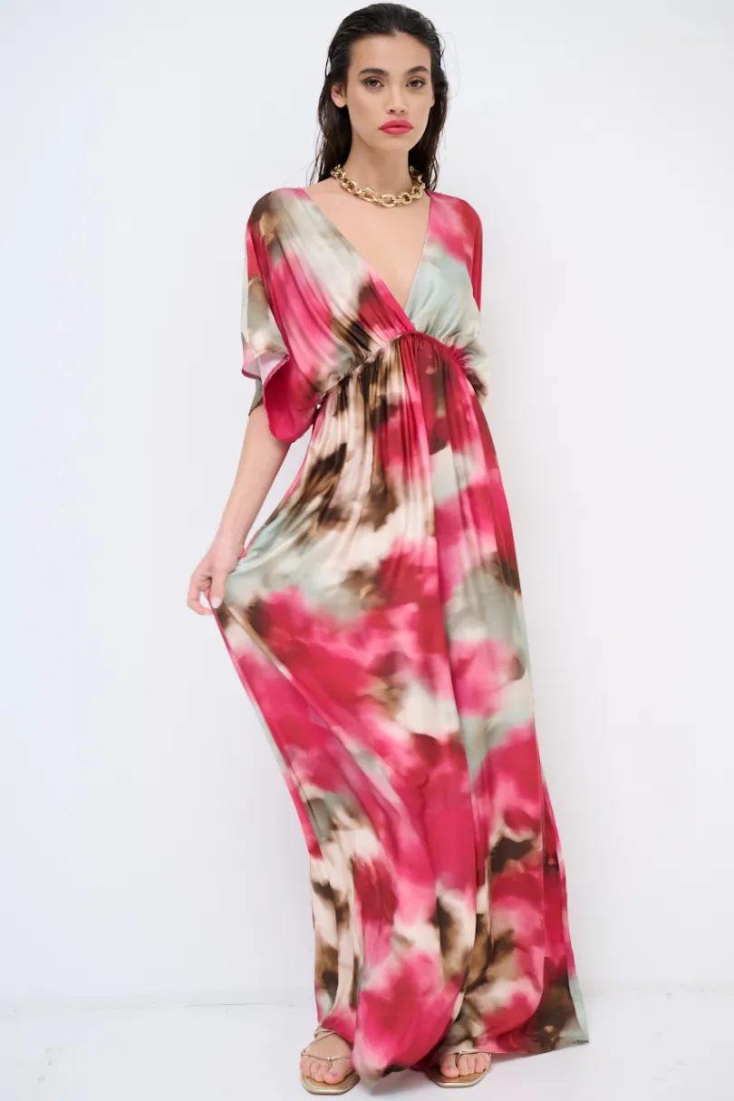 Best KIKISIX ABITO SCOLLO V DV E DT FUXIA