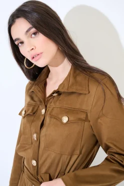 Clearance KIKISIX ABITO TRENCH DAINETTO CAPPUCINO