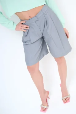 Best KIKISIX BERMUDA CON PINCE GRIGIO