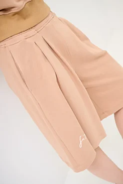 New KIKISIX BERMUDA FELPA CON STAMPA MOCHA