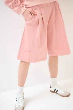 Clearance KIKISIX BERMUDA FELPA CON STAMPA MALVA