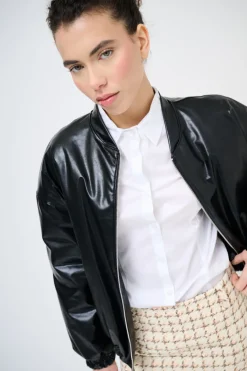 Discount KIKISIX BOMBER IMBOTTITO NERO