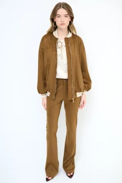 Sale KIKISIX BOMBER OVER DAINETTO CAPPUCCINO