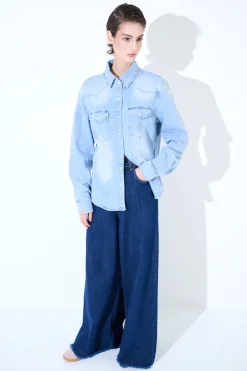 Hot KIKISIX CAMICIA DENIM SLIM JEANS