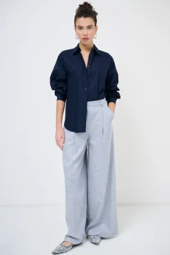 Clearance KIKISIX CAMICIA MODELLO MASCHILE BLU