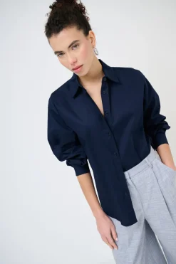 Clearance KIKISIX CAMICIA MODELLO MASCHILE BLU