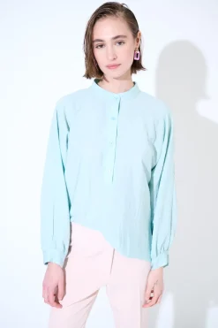 Best KIKISIX CAMICIA OVER COLLO COREANA MENTA