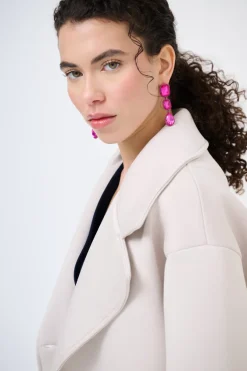 Best KIKISIX CAPPOTTINO CLASSICO 3 BOTTONI BEIGE