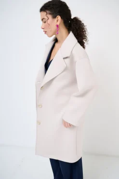 Best KIKISIX CAPPOTTINO CLASSICO 3 BOTTONI BEIGE