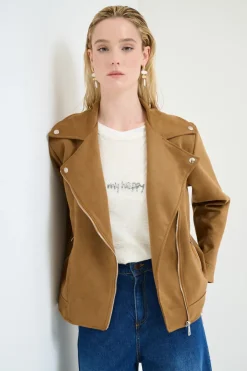 Fashion KIKISIX CHIODO OVER DAINETTO TABACCO