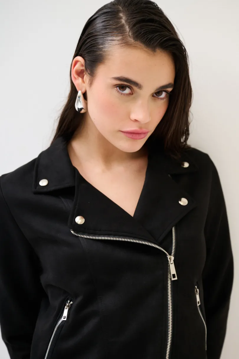 Online KIKISIX CHIODO SLIM DAINETTO NERO