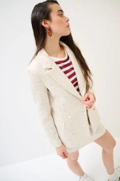 Hot KIKISIX GIACCA CHANEL DOPPIO PETTO NATURALE