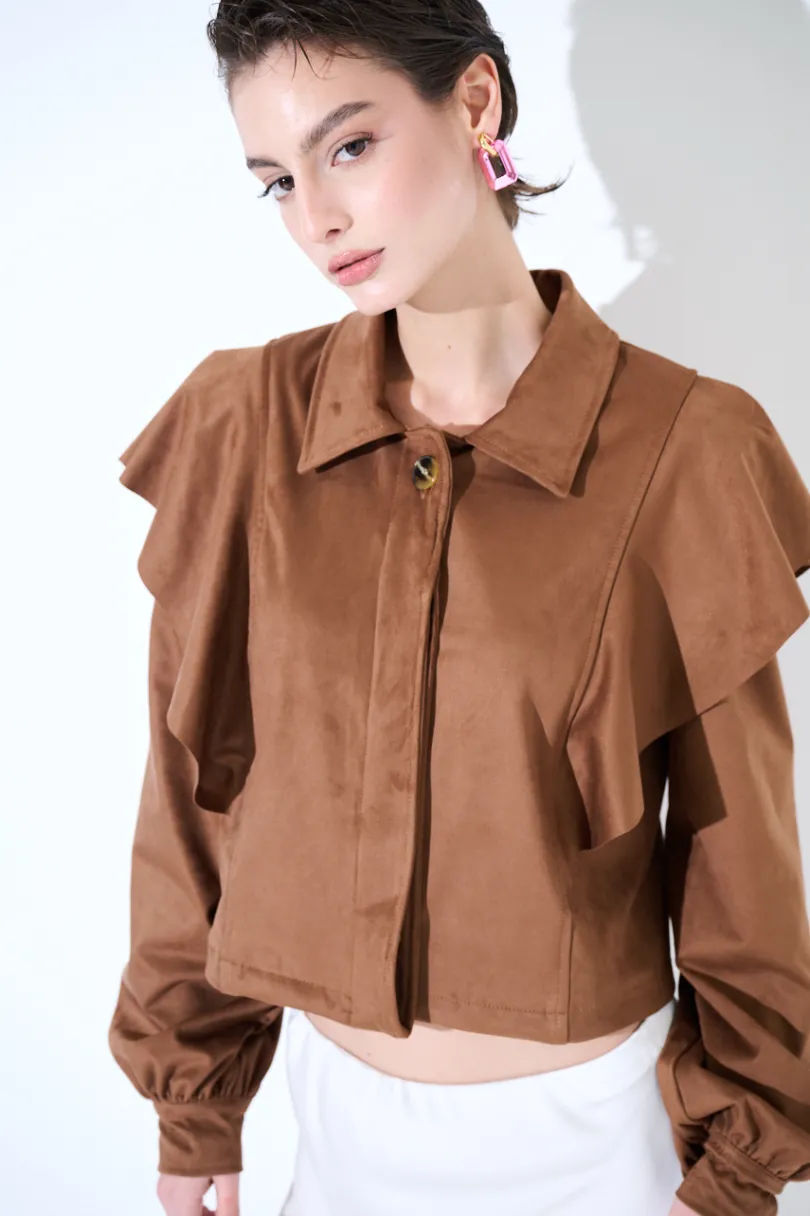 Hot KIKISIX GIACCA DAINETTO CON GALA TABACCO