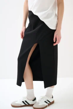 New KIKISIX GONNA BIELASTICO CON SPACCO NERO