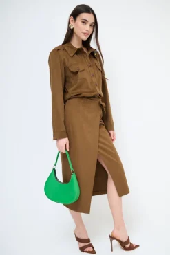 Sale KIKISIX GONNA PORTAFOGLIO TABACCO