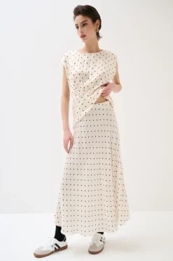 Sale KIKISIX GONNA RASO POIS BURRO/NERO