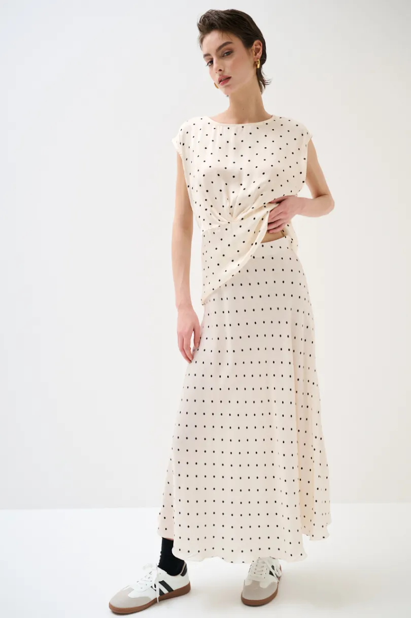 Sale KIKISIX GONNA RASO POIS BURRO/NERO