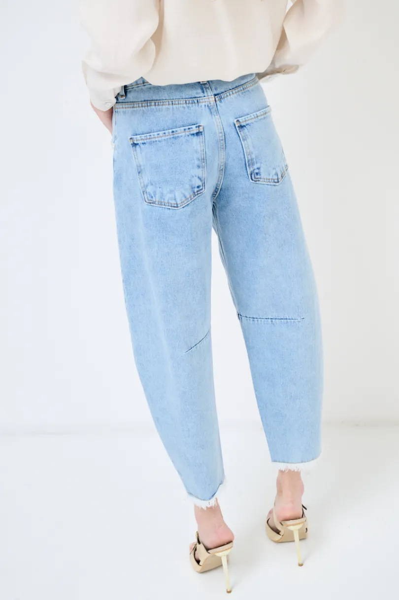 Hot KIKISIX JEANS CON BANDA A CONTRASTO JEANS