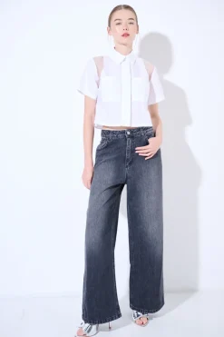 Outlet KIKISIX JEANS DRITTO 5 TASCHE JEANS