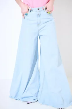 Clearance KIKISIX JEANS PALAZZO BLU CHIARO