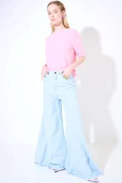 Clearance KIKISIX JEANS PALAZZO BLU CHIARO