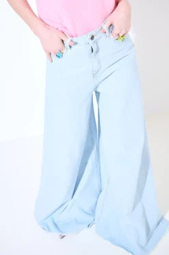 Clearance KIKISIX JEANS PALAZZO BLU CHIARO