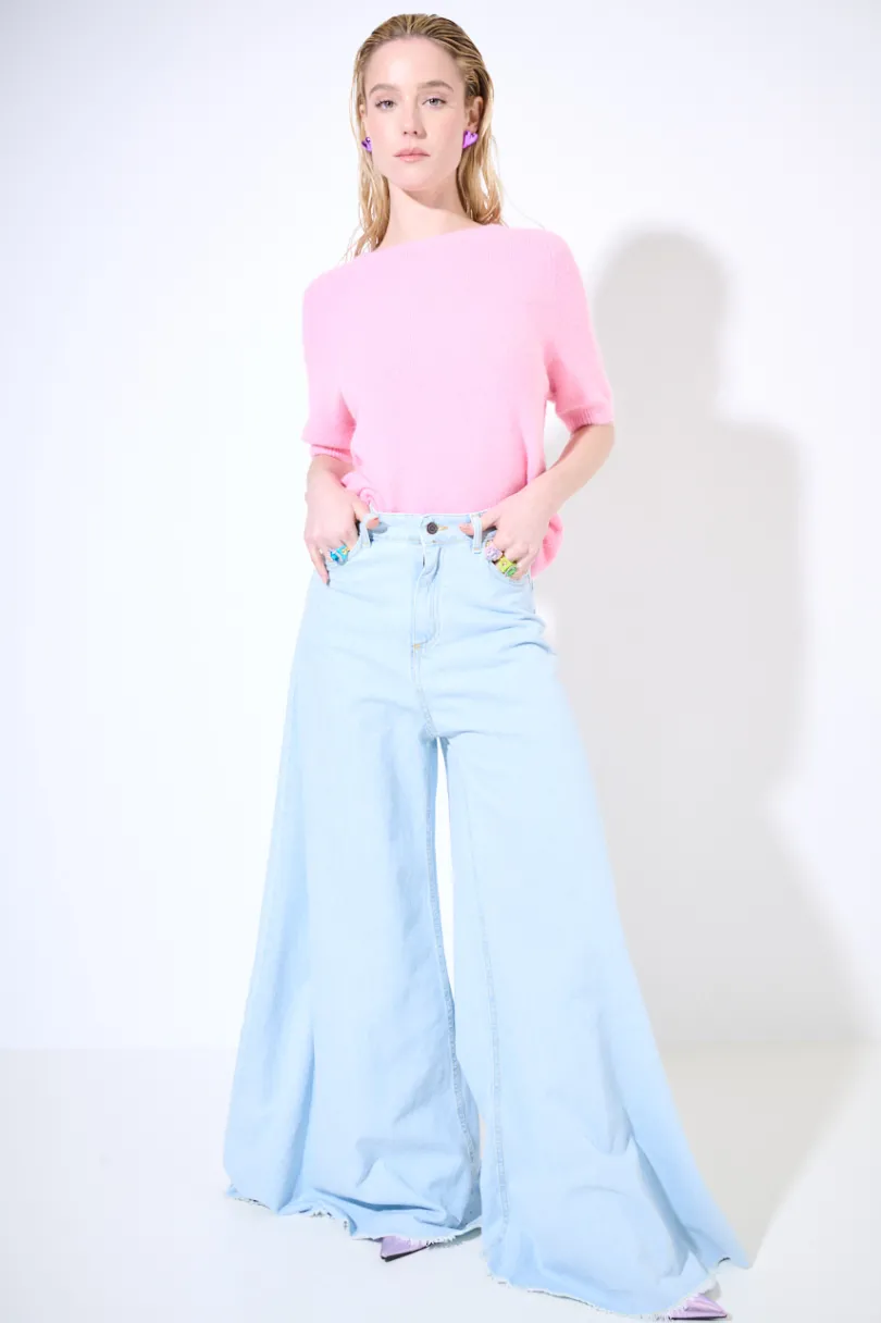 Clearance KIKISIX JEANS PALAZZO BLU CHIARO