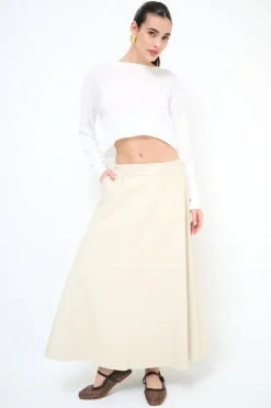 Online KIKISIX LONGUETTE ECOPELLE BEIGE