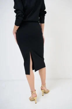 Outlet KIKISIX LONGUETTE P.MILANO CON SPACCO DT NERO