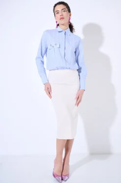 Clearance KIKISIX LONGUETTE P.MILANO CON SPACCO DT BURRO