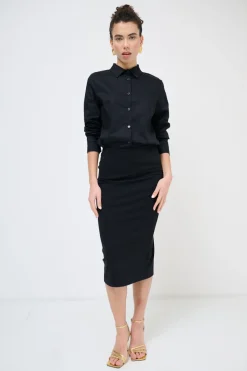 Outlet KIKISIX LONGUETTE P.MILANO CON SPACCO DT NERO