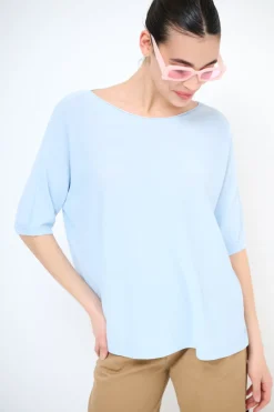 New KIKISIX MAGLIA OVER M/MANICA RIGA DAVANTI ACQUA