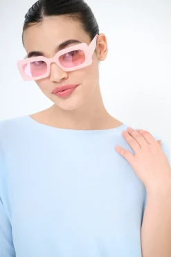 Best KIKISIX MAGLIA OVER SCOLLO BARCA MANICA 3/4 ACQUA