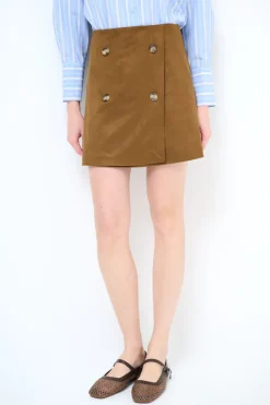 Fashion KIKISIX MINIGONNA DAINETTO CAPPUCINO