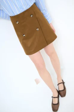 Fashion KIKISIX MINIGONNA DAINETTO CAPPUCINO