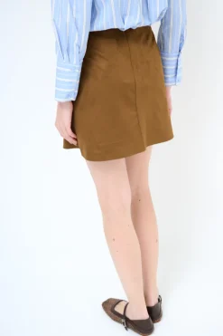 Fashion KIKISIX MINIGONNA DAINETTO CAPPUCINO