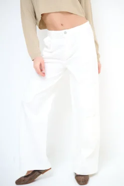 Outlet KIKISIX PANTA CARGO CON 3 TASCONI PANNA