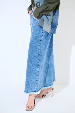 Online KIKISIX PANTAGONNA MARMORIZZATO JEANS