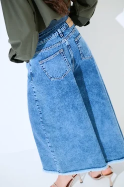 Online KIKISIX PANTAGONNA MARMORIZZATO JEANS