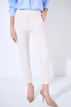 Clearance KIKISIX PANTALONE BASIC CON ELASTICO DIETRO BURRO