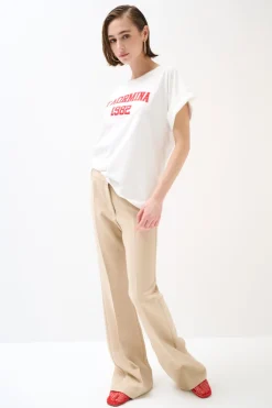 Best KIKISIX PANTALONE BIELASTICO BEIGE